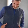 Charcoal Fleece Gilet