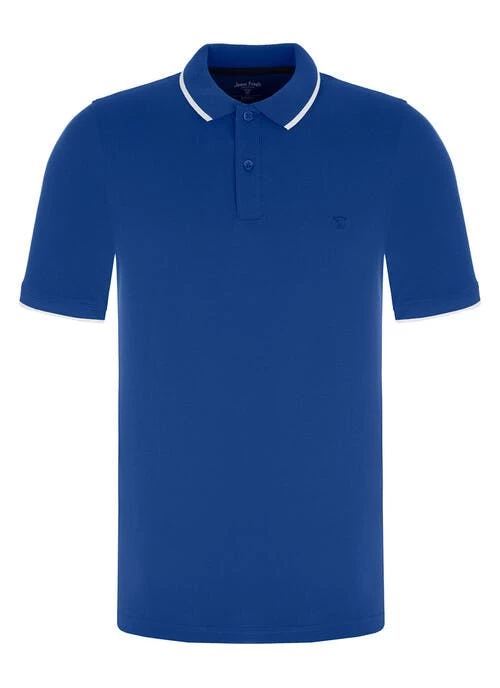 Bright Blue Polo Shirt - Image 2