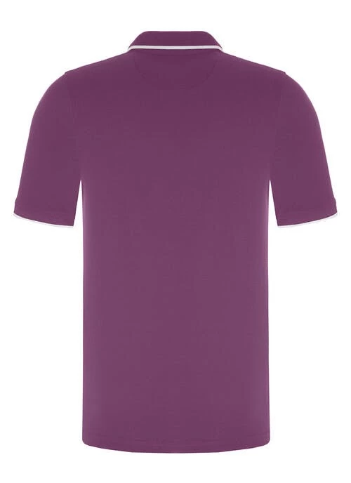 Dark Pink Polo Shirt - Image 3