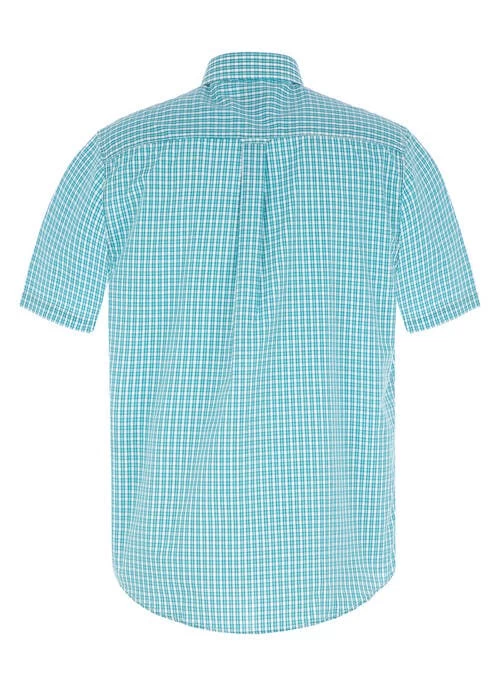 Turquoise Check Shirt - Image 2