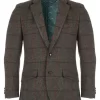 Green HARRIS TWEED Gigha Jacket
