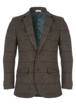 Green HARRIS TWEED Gigha Jacket