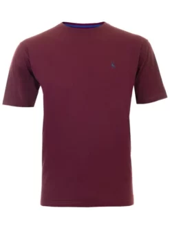 Wine Crew Neck T Shirt