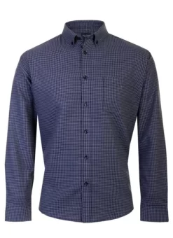 Navy Check Shirt