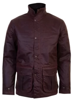 Dark Tan Wax Jacket Copper Ta
