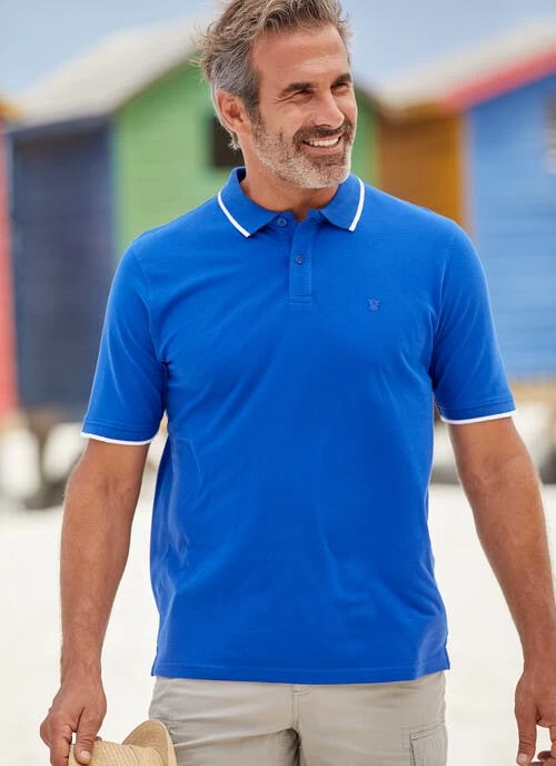 Bright Blue Polo Shirt