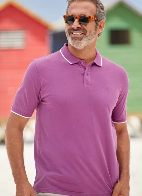Dark Pink Polo Shirt