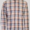 Beige Check Shirt