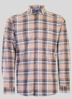 Beige Check Shirt