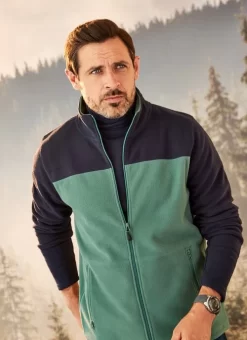 Contrast Fleece Jacket