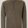 Half Zip Fleece Top