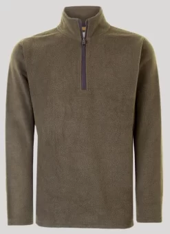 Half Zip Fleece Top