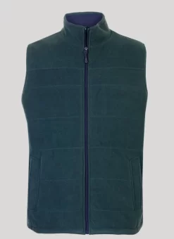 Green Quilted Padded Gilet