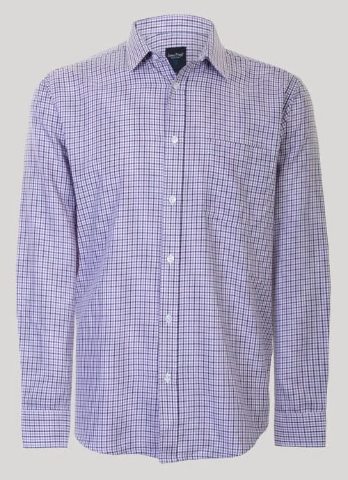 Long Sleeve Twill Check