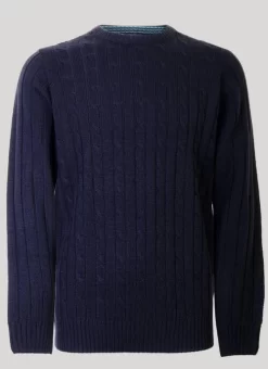 Crew Neck Cable Jumper