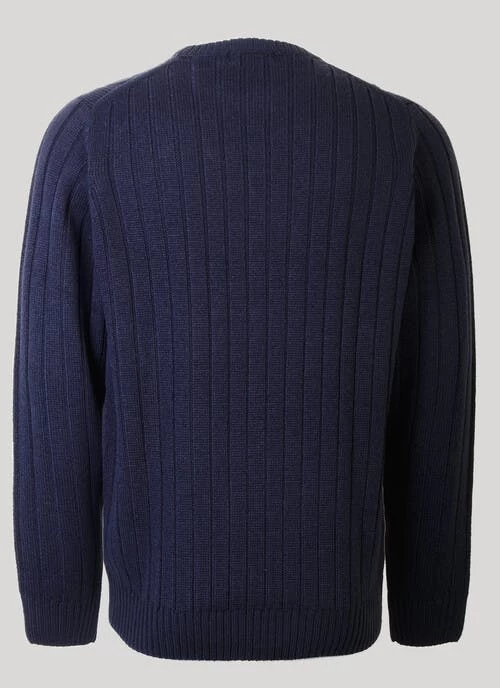 Crew Neck Cable Jumper - Image 2