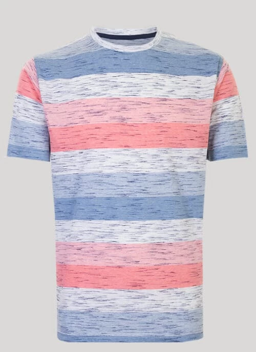 Space Dye Stripe T-Shirt - Image 2