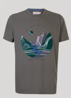 Green Graphic Print T-Shirt
