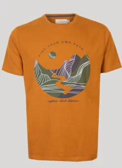 Mustard Graphic Print T-Shirt