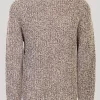 Beige TN Fisherman Rib Jumper