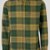 Green Flannel Check Shirt