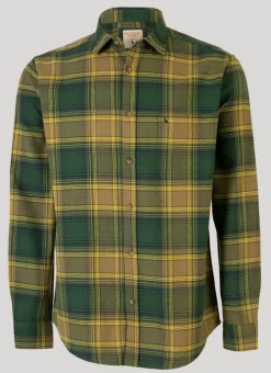 Green Flannel Check Shirt