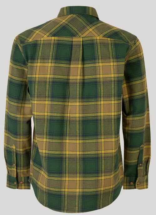 Green Flannel Check Shirt - Image 2