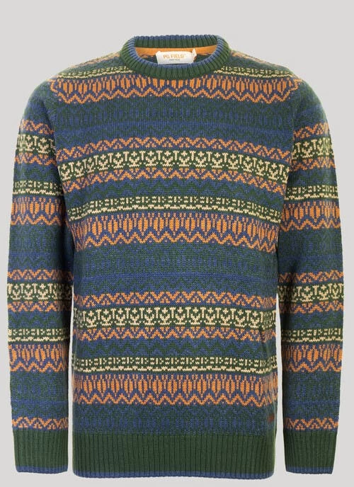 Green Farisle Jumper