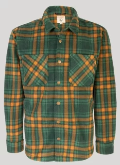 Green Fleece Check Shirt
