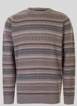 Grey Jacquard Jumper