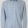 Blue Long Sleeve Check Shirt