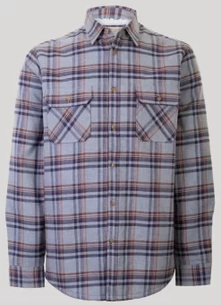 Mid Grey Shirt LS Fur Lined C