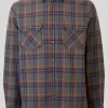 Green Fur Lined Check Shirt