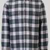 Green Sherpa Fur Lined Check Shirt