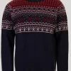 Blue Reindeer Yoke Jumper