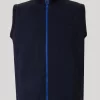 Navy Padded Fleece Gilet