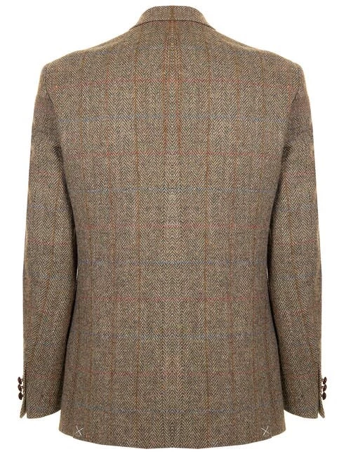 Green HARRIS TWEED Uist Jacket Regular - Image 2